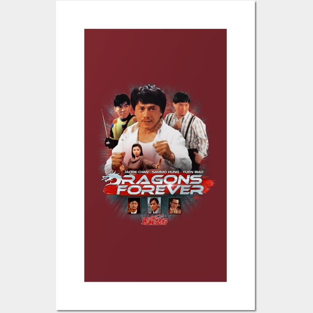 Jackie Chan: DRAGONS FOREVER (Angry Chan) Wall Art by HKCinema